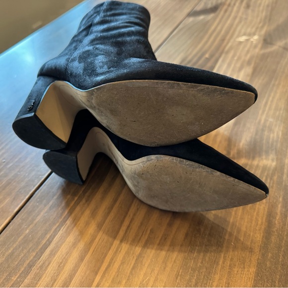 Sam Edelman Hilty Ankle Boots Black Suede 8.5 - Picture 6 of 8
